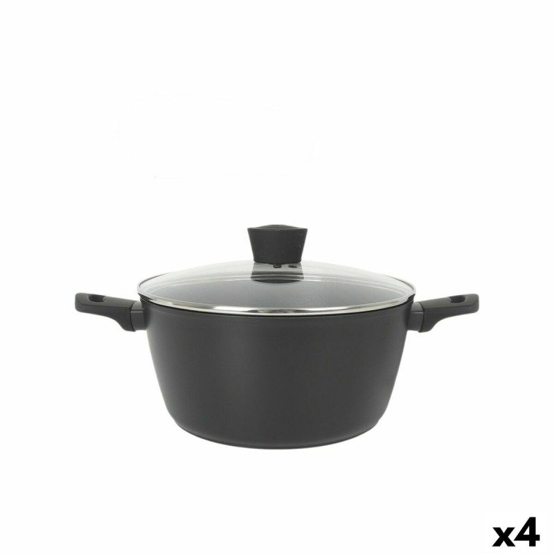 Casseruola con coperchio MasterChef 28 cm (4 Unità) Casseruola con coperchio MasterChef 28 cm (4 Unità)