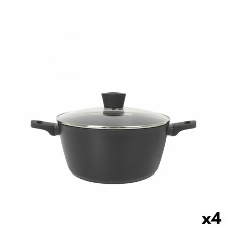 Casseruola con coperchio MasterChef 28 cm (4 Unità)