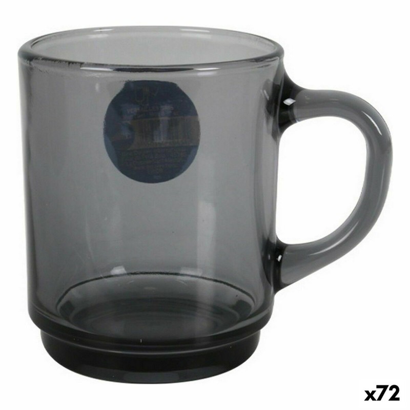Tazza Duralex Versailles Impilabile Grigio 260 ml (72 Unità) Tazza Duralex Versailles Impilabile Grigio 260 ml (72 Unità)
