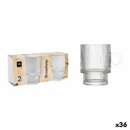 Set di Tazze da Caffè La Mediterránea Broadway 2 Pezzi (36 Unità)