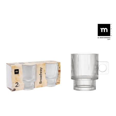 Set di Tazze da Caffè La Mediterránea Broadway 2 Pezzi (36 Unità)