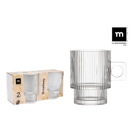 Set di 2 Tazze Mug La Mediterránea Broadway 18 Unità (2 Pezzi)