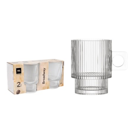 Set di 2 Tazze Mug La Mediterránea Broadway 18 Unità (2 Pezzi)