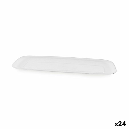 Vassoio per aperitivi Algon Rettangolare 44,5 x 16,6 x 2,4 cm (24 Unità)