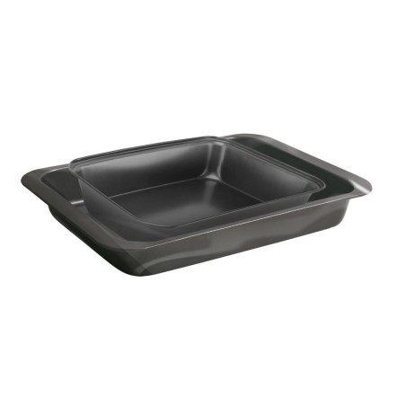 Vassoio da Forno Quttin Rettangolare 34 x 24 cm 42 x 29 cm (2 Pezzi) (6 Unità)