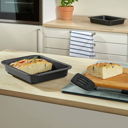 Vassoio da Forno Quttin Rettangolare 34 x 24 cm 42 x 29 cm (2 Pezzi) (6 Unità)