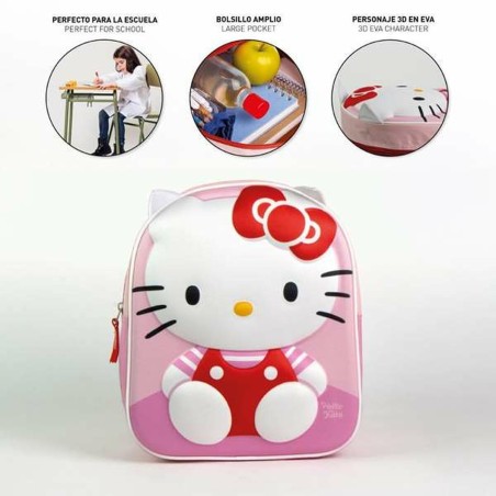 Zaino Scuola Hello Kitty Rosa