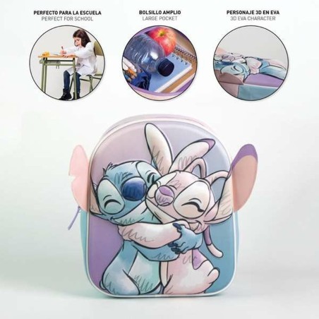 Zaino Scuola Stitch Azzurro