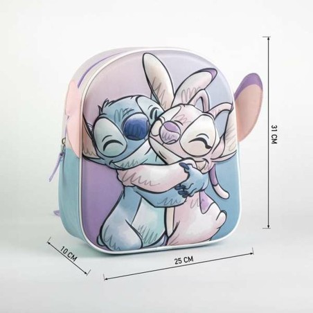 Zaino Scuola Stitch Azzurro