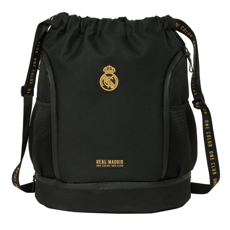 Zaino a Sacca per Bambini Real Madrid C.F. Nero 35 x 40 x 1 cm Zaino a Sacca per Bambini Real Madrid C.F. Nero 35 x 40 x 1 cm
