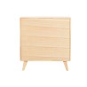Credenza Home ESPRIT Naturale Metallo Rattan Legno d'albero della gomma 73,5 x 35 x 78 cm