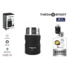 Thermos per Alimenti ThermoSport Nero Acciaio 500 ml (6 Unità)