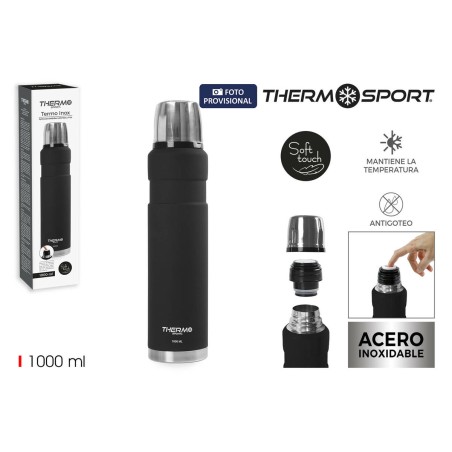 Thermos ThermoSport Nero 1 L (6 Unità)
