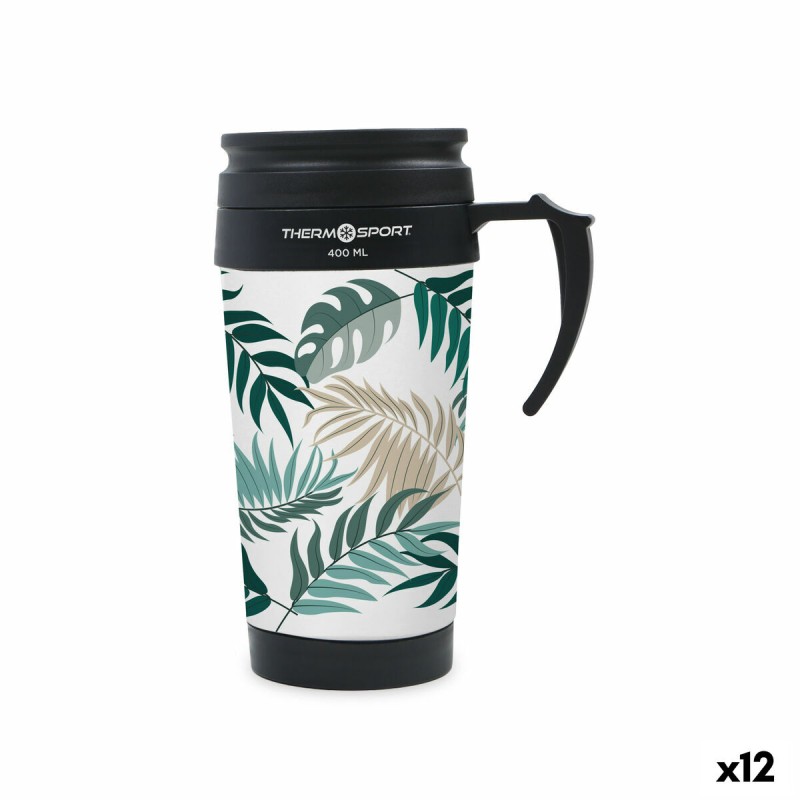 Tazza Thermos con Coperchio ThermoSport 400 ml 0,4 l (12 Unità) Tazza Thermos con Coperchio ThermoSport 400 ml 0,4 l (12 Unità)