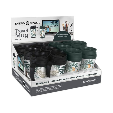 Tazza Thermos con Coperchio ThermoSport 400 ml 0,4 l (12 Unità)