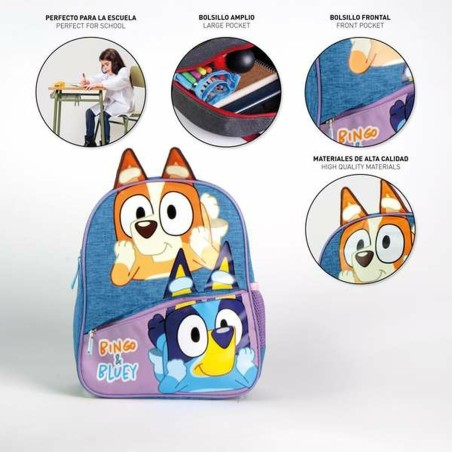 Zaino per Bambini Bluey Azzurro