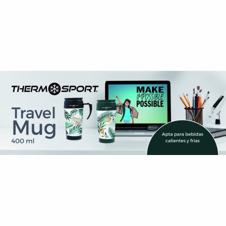 Tazza Thermos con Coperchio ThermoSport 400 ml 0,4 l (12 Unità)
