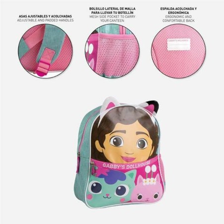 Zaino per Bambini Gabby's Dollhouse Lilla