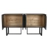 Credenza Home ESPRIT Argentato Metallo Acciaio 151 x 41 x 80 cm