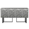 Credenza Home ESPRIT Argentato Metallo Acciaio 151 x 41 x 80 cm