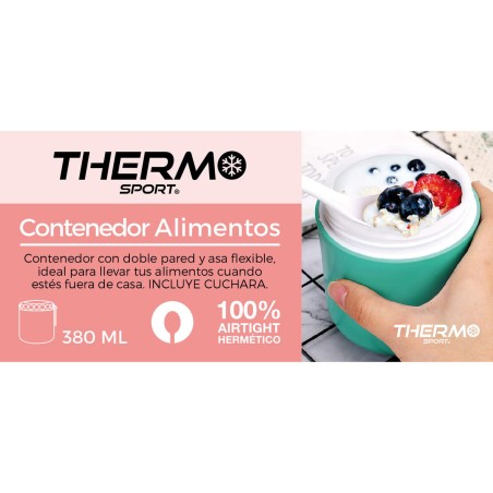 Thermos per Alimenti ThermoSport 380 ml 9 x 9 x 11,5 cm (12 Unità)