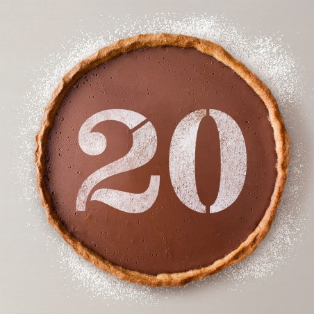Modello per torta Algon Numeri 0 (36 Unità)