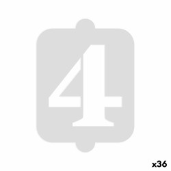 Modello per torta Algon Numeri 4 (36 Unità)
