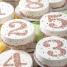 Modello per torta Algon 25 cm Numeri 4 (36 Unità)