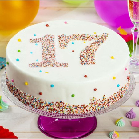 Modello per torta Algon Numeri 4 (36 Unità)