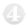 Modello per torta Algon 25 cm Numeri 4 (36 Unità)