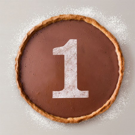 Modello per torta Algon 25 cm Numeri 1 (36 Unità)