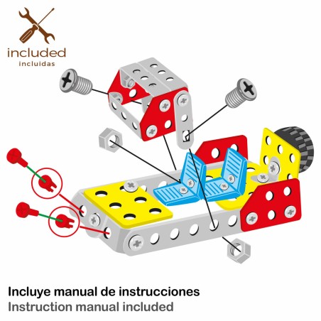 Set di Costruzioni Colorbaby Macchina 236 Pezzi