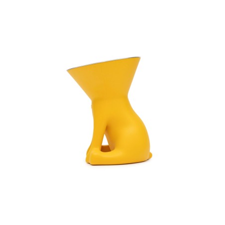 Ciotola per cani United Pets Elisabeth Yellow Acciaio inossidabile Polietilene 1 L