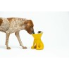 Ciotola per cani United Pets Elisabeth Yellow Acciaio inossidabile Polietilene 1 L