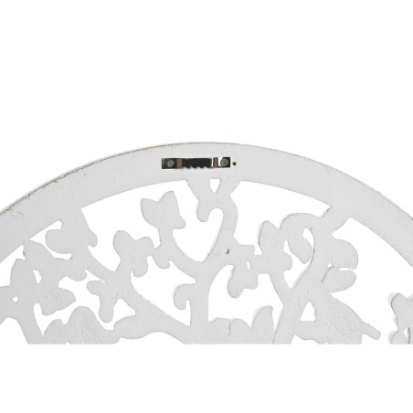 Decorazione da Parete DKD Home Decor Bianco Dorato Argentato 40 x 1,5 x 40 cm