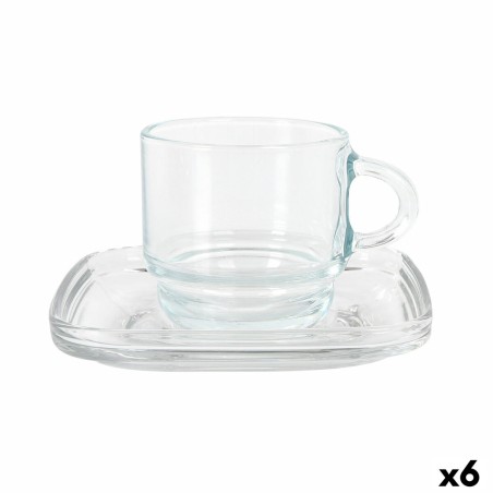 Set di 6 Tazze con Piatto LAV Cozy (6 Unità)