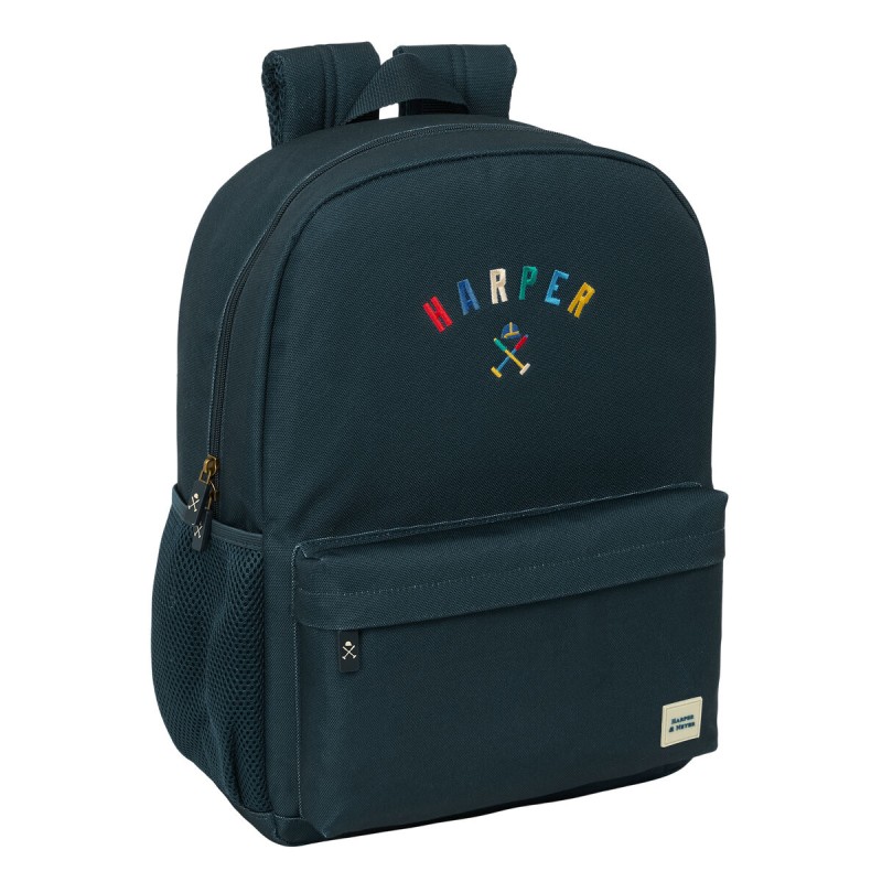 Zaino Scuola Harper & Neyer Blu Marino 32 x 43 x 14 cm Zaino Scuola Harper & Neyer Blu Marino 32 x 43 x 14 cm