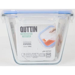 Porta pranzo Quttin Rettangolare 2,35 L (6 Unità)