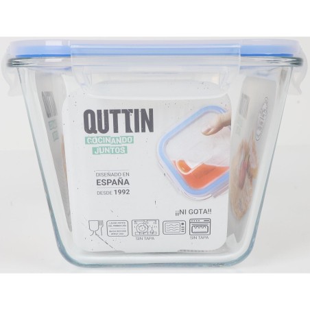 Porta pranzo Quttin Rettangolare 2,35 L (6 Unità)