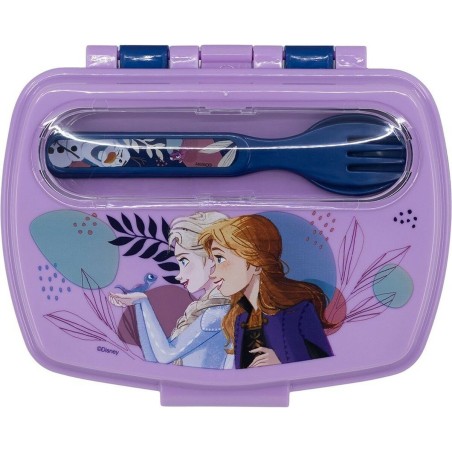 Portamerenda con Accessori Frozen CZ11271 Azzurro Plastica