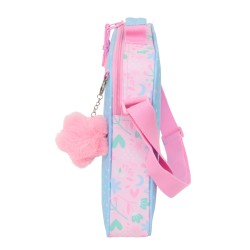 Zaino Scuola BlackFit8 Smile Rosa Azzurro Chiaro 38 x 28 x 6 cm