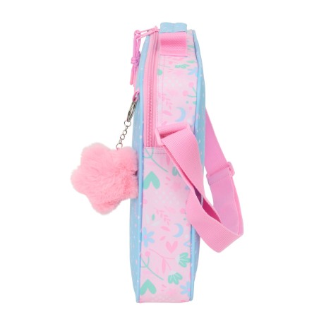 Zaino Scuola BlackFit8 Smile Rosa Azzurro Chiaro 38 x 28 x 6 cm