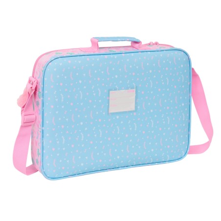 Zaino Scuola BlackFit8 Smile Rosa Azzurro Chiaro 38 x 28 x 6 cm