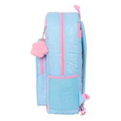 Zaino Scuola BlackFit8 Smile Azzurro Rosa 30 x 46 x 14 cm