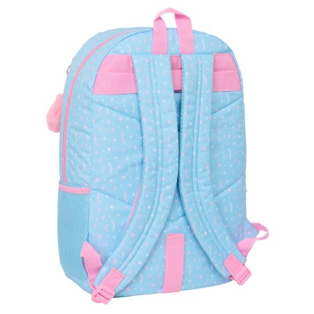 Zaino Scuola BlackFit8 Smile Azzurro Rosa 30 x 46 x 14 cm