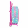 Trolley per la Scuola Gabby's Dollhouse Confetti Rosa Turchese 22 x 27 x 10 cm