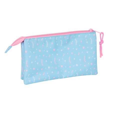 Necessaire BlackFit8 Smile Rosa Azzurro Chiaro 22 x 12 x 3 cm