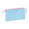 Necessaire BlackFit8 Smile Rosa Azzurro Chiaro 22 x 12 x 3 cm