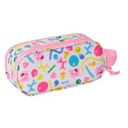 Zaino Scuola Peppa Pig Azzurro Bianco Rosa 21 x 8 x 6 cm
