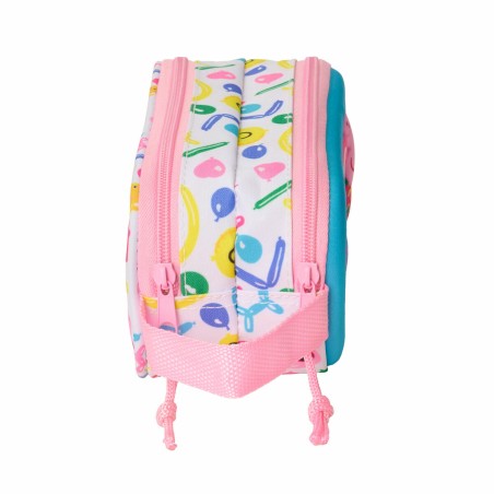 Zaino Scuola Peppa Pig Azzurro Bianco Rosa 21 x 8 x 6 cm